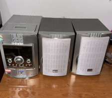 LG LF M-340D Micro Bookshelf Stereo System, Cassette And Radio, Fully Tested