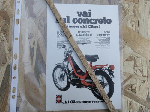 Depliant gilera cb1 - depliant, cb1,2