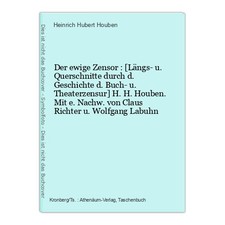 Der ewige Zensor : [Längs- u