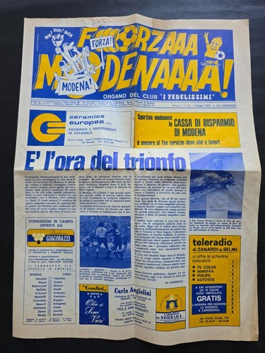 Forza modena fanzine i - forza, fc