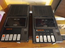 lotto 2 registratori cassette tape mangianastri anni 70