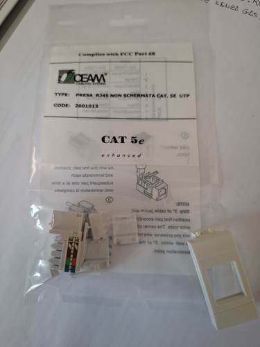 Presa rj45 cat utp - rj45,, (non