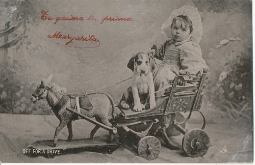 Vintage rppc bambina - rppc:,