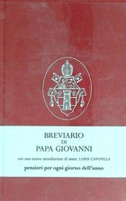 BREVIARIO DI PAPA GIOVANNI CAPOVILLA LORIS GARZANTI LIBRI 2000 