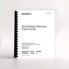 Manuale d'uso per videocamera Sony PMW-350