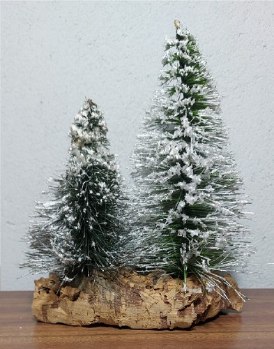 Albero presepe pino nevicati - presepe,