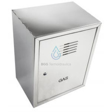 CASSETTA CONTATORE GAS  ZINCATA RIFINITA CHIAVE IN PVC INCLUSA MADE IN ITALY