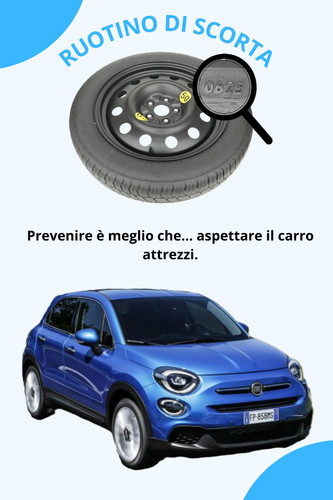 Ruotino scorta per fiat - 17",