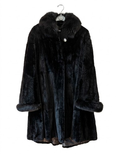 Pelliccia visone nero - visone,