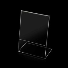 Cornice portafoto acrilico plastica trasparente tavolo Verticale Varie Misure