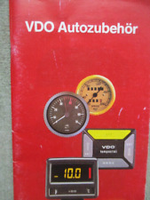Accessori auto VDO circa 1984