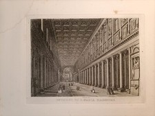 Stampa incisione vedute di