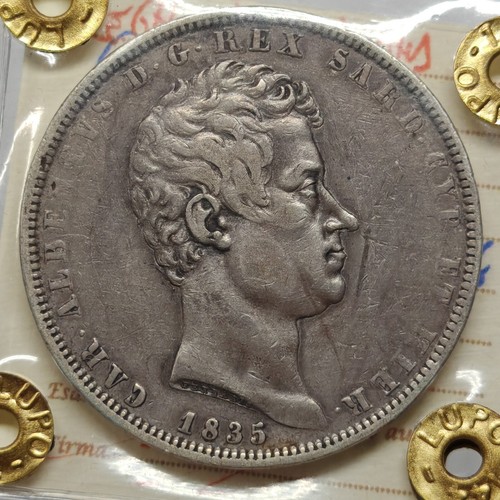 Lire 1835 torino - 5, qbb/bb
