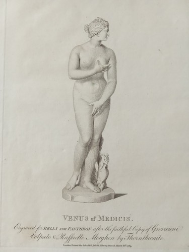 Incisione rame 1789 - 1789, venere
