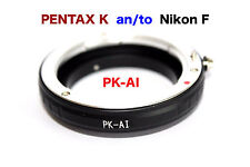 PK - Nikon Al F-Mount Pentax K obiettivo obiettivo obiettivo macro adattatore a -To Nikon F
