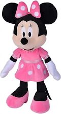 Peluche Minnie Morbibo 60 cm con Abito Rosa a Pois Bianchi Disney Simba