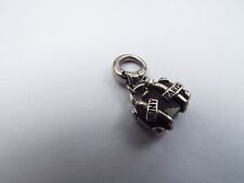 Fossil Valigia Valigia Cassa Charm Acciaio Inox Colore Nero e Argento