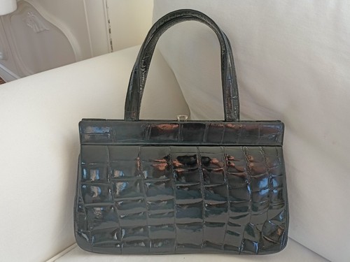 Borsa coccodrillo vintage anni