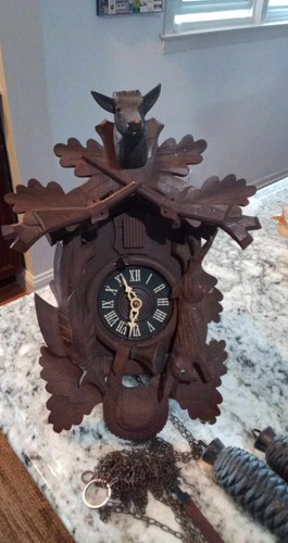 Antico orologio cucù - antico, a