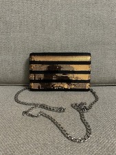 Borsa Prada con catena a righe