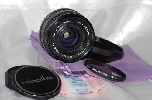 Objectif 28mm minolta - 28mm, f3,5