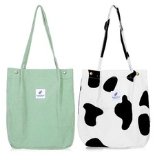 2 Pcs Borsa Di Velluto Coste