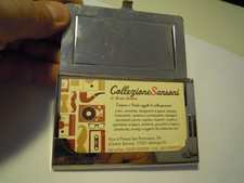 PORTA BIGLIETTI DA VISITA IN METALLO - PER MANAGER O RAPPRESENTANTI