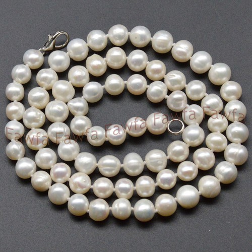 Collana lunga con perle