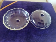 4  Bobeche coppetta in vetro