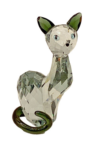 Swarovski crystal siamese cat - crystal,