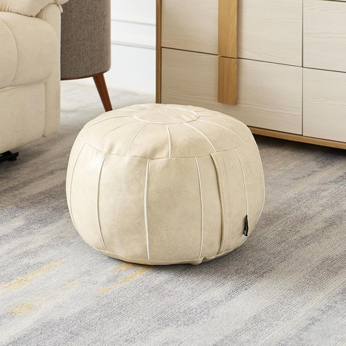 Unstuffed pouf ottoman cover - unstuffed,
