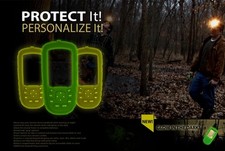 Garmin Orange, Green Protective Glow in the Dark Gel Silicon Cover per Astro 320