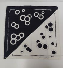 FOULARD GATTINONI  VINTAGE ANNI 70 PURA SETA SILK VINTAGE DONNA  78x77 