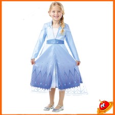 Carnevale Costume Premium bambina Frozen Elsa 2 originale Disney  Tg 7-8 anni