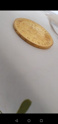 Moneta antica oro 1874 - moneta, 20