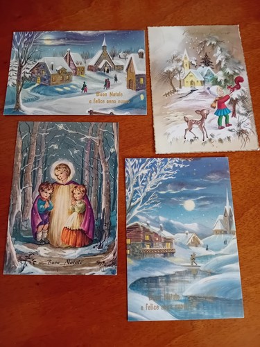 Cartoline natale antiche - natale,