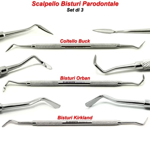 Scalpelli bisturi parodontali - scalpelli,