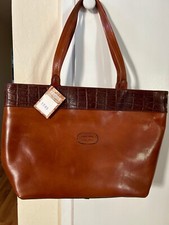 BORSA A TRACOLLA EL CAMPERO ITALIA Ricca Pelle Marrone 18x12x5 con etichetta originale