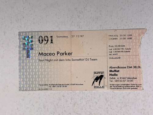 Maceo parker concerto - parker,