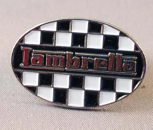 Lambretta pin badge oval - lambretta,
