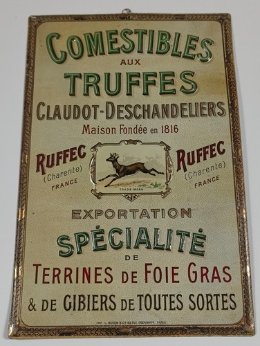 Ancienne tôle gaufrée