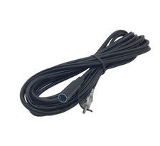 CAVO 5 METRI ANTENNA TV AM FM PER AUTORADIO AUTO NERO