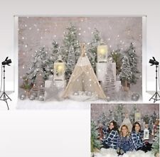 Sfondo Fotografico Natalizio - Kate Backdrops - 2,2x1,5m - Ottime Condizioni