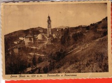 CARTOLINA  SERRA RICCO' OPACA   1954 PANORAMA E CHIESA  OCCASIONE