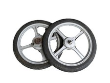 Coppia Cerchi In Lega Ruote Piaggio Si 4 Raggi 