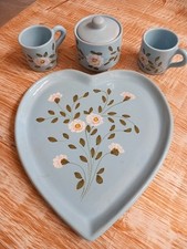 Set tazzine caffe’ vintage Vitali Deruta con zuccheriera