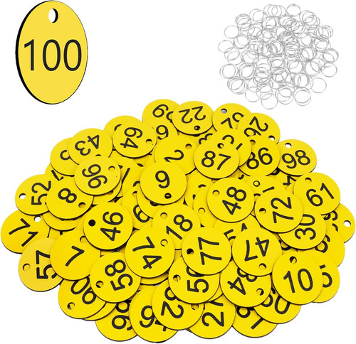 Portachiavi numerati 100 - numerati,,