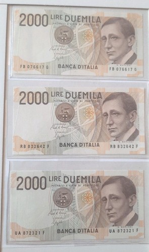 Banconote italia 2000 lire - 3,