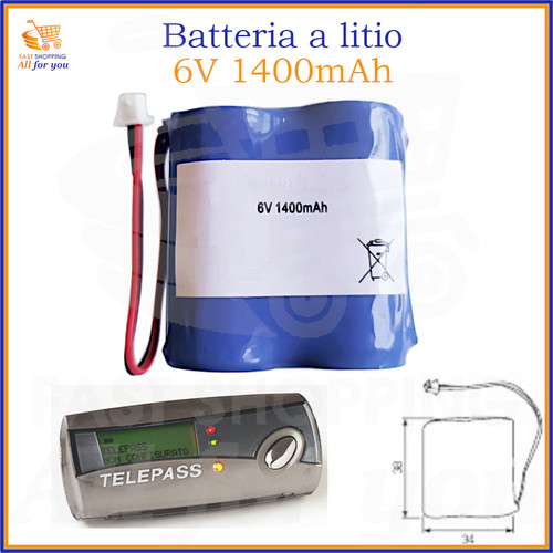 Batteria per telepass