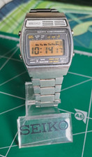 Rare Vintage (1979) Seiko A158-5000 Watch LCD Japan Allarm Chronograph *Working*